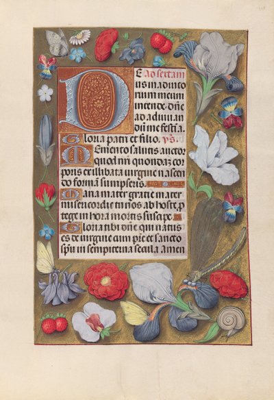 Godziny królowej Izabeli Katolickiej, królowej Hiszpanii: Fol. 137r, ok. 1500. autorstwa Master of the First Prayerbook of Maximillian