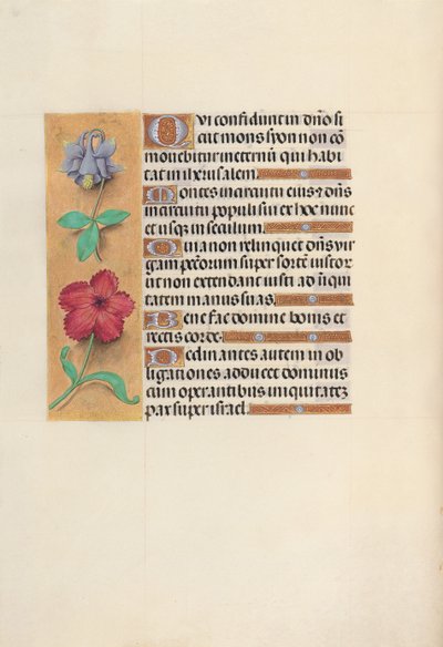 Godziny królowej Izabeli Katolickiej, królowej Hiszpanii: Fol. 138v, ok. 1500. autorstwa Master of the First Prayerbook of Maximillian