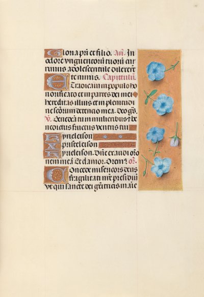 Godziny królowej Izabeli Katolickiej, królowej Hiszpanii: Fol. 139r, ok. 1500. autorstwa Master of the First Prayerbook of Maximillian