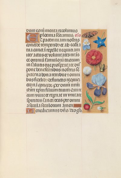 Godziny królowej Izabeli Katolickiej, królowej Hiszpanii: Fol. 140r, ok. 1500. autorstwa Master of the First Prayerbook of Maximillian