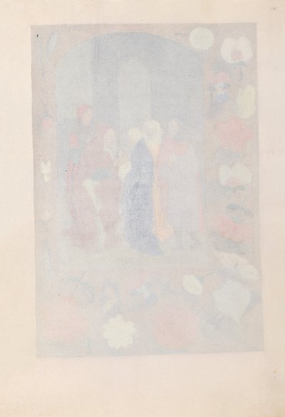 Godziny królowej Izabeli Katolickiej, królowej Hiszpanii: Fol. 141r, ok. 1500. autorstwa Master of the First Prayerbook of Maximillian