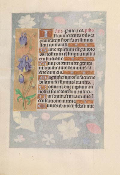 Godziny królowej Izabeli Katolickiej, królowej Hiszpanii: Fol. 142v, ok. 1500. autorstwa Master of the First Prayerbook of Maximillian