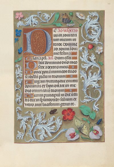 Godziny królowej Izabeli Katolickiej, królowej Hiszpanii: Fol. 147r, ok. 1500. autorstwa Master of the First Prayerbook of Maximillian
