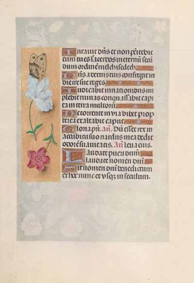 Godziny królowej Izabeli Katolickiej, królowej Hiszpanii: Fol. 147v, ok. 1500. autorstwa Master of the First Prayerbook of Maximillian