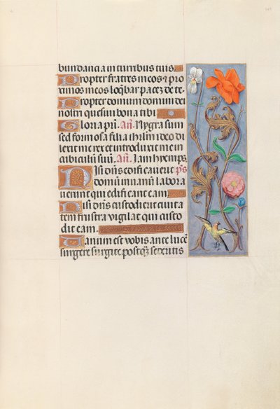 Godziny królowej Izabeli Katolickiej, królowej Hiszpanii: Fol. 149r, ok. 1500. autorstwa Master of the First Prayerbook of Maximillian