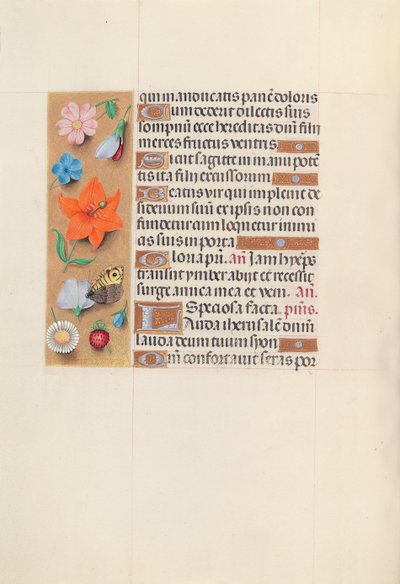 Godziny królowej Izabeli Katolickiej, królowej Hiszpanii: Fol. 149v, ok. 1500. autorstwa Master of the First Prayerbook of Maximillian