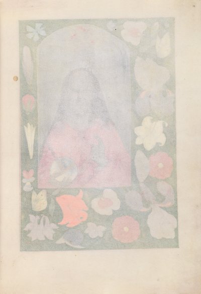 Godziny królowej Izabeli Katolickiej, królowej Hiszpanii: Fol. 14r, ok. 1500. autorstwa Master of the First Prayerbook of Maximillian