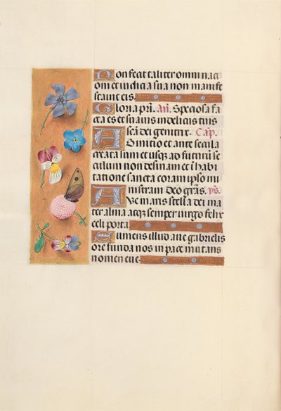 Godziny królowej Izabeli Katolickiej, królowej Hiszpanii: Fol. 150v, ok. 1500. autorstwa Master of the First Prayerbook of Maximillian