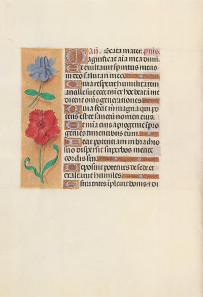 Godziny królowej Izabeli Katolickiej, królowej Hiszpanii: Fol. 151v, ok. 1500. autorstwa Master of the First Prayerbook of Maximillian