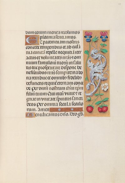 Godziny królowej Izabeli Katolickiej, królowej Hiszpanii: Fol. 153r, ok. 153r. 1500. autorstwa Master of the First Prayerbook of Maximillian