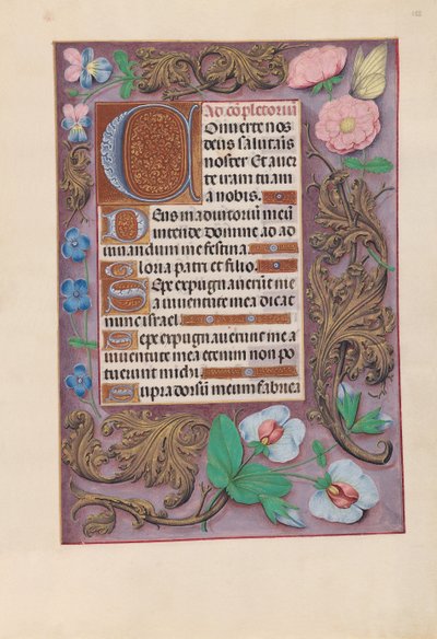 Godziny królowej Izabeli Katolickiej, królowej Hiszpanii: Fol. 155r, ok. 1500. autorstwa Master of the First Prayerbook of Maximillian
