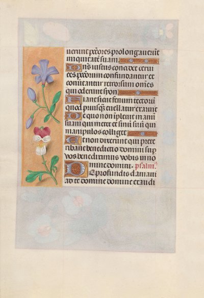 Godziny królowej Izabeli Katolickiej, królowej Hiszpanii: Fol. 155v, ok. 1500. autorstwa Master of the First Prayerbook of Maximillian