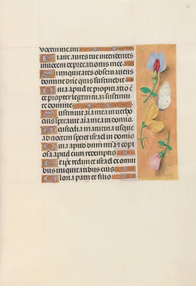 Godziny królowej Izabeli Katolickiej, królowej Hiszpanii: Fol. 156r, ok. 1500. autorstwa Master of the First Prayerbook of Maximillian