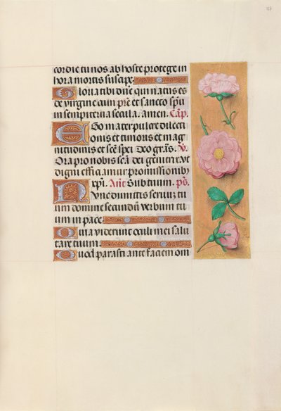 Godziny królowej Izabeli Katolickiej, królowej Hiszpanii: Fol. 157r, ok. 1500. autorstwa Master of the First Prayerbook of Maximillian