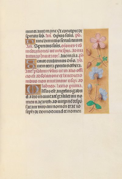 Godziny królowej Izabeli Katolickiej, królowej Hiszpanii: Fol. 162r, ok. 1500. autorstwa Master of the First Prayerbook of Maximillian