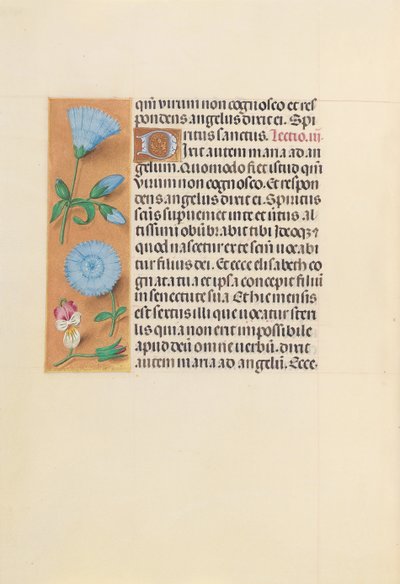 Godziny królowej Izabeli Katolickiej, królowej Hiszpanii: Fol. 163v, ok. 1500. autorstwa Master of the First Prayerbook of Maximillian