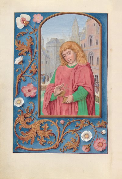 Godziny królowej Izabeli Katolickiej, królowej Hiszpanii: Fol. 171, św. 1500. autorstwa Master of the First Prayerbook of Maximillian
