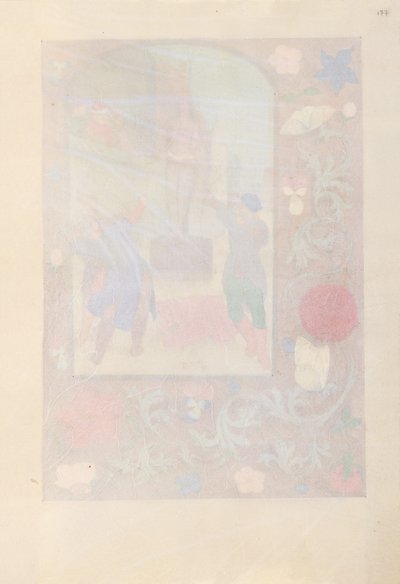 Godzinki królowej Izabeli Katolickiej, królowej Hiszpanii:  Fol. 177r autorstwa Master of the First Prayerbook of Maximillian