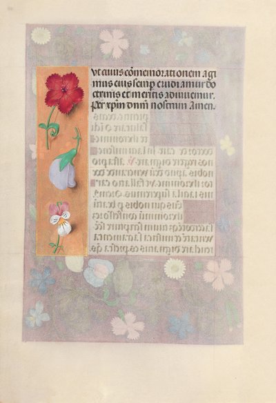 Godziny królowej Izabeli Katolickiej, królowej Hiszpanii: Fol. 186v, ok. 1500. autorstwa Master of the First Prayerbook of Maximillian