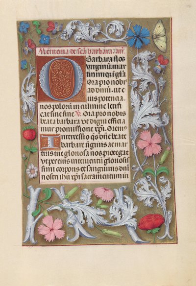 Godziny królowej Izabeli Katolickiej, królowej Hiszpanii: Fol. 192r, ok. 1500. autorstwa Master of the First Prayerbook of Maximillian