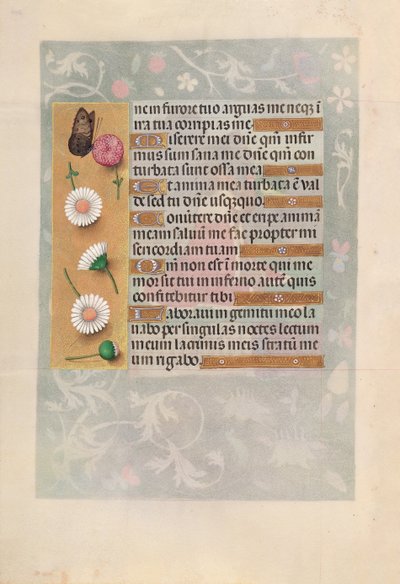 Godziny królowej Izabeli Katolickiej, królowej Hiszpanii: Fol. 200v, ok. 1500. autorstwa Master of the First Prayerbook of Maximillian