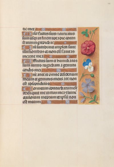 Godziny królowej Izabeli Katolickiej, królowej Hiszpanii: Fol. 203r, ok. 1500. autorstwa Master of the First Prayerbook of Maximillian