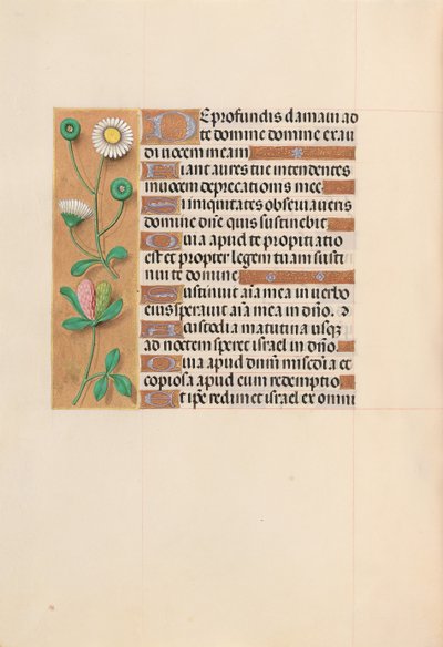 Godziny królowej Izabeli Katolickiej, królowej Hiszpanii: Fol. 208v, ok. 1500. autorstwa Master of the First Prayerbook of Maximillian