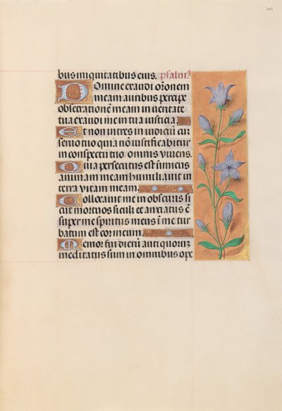 Godziny królowej Izabeli Katolickiej, królowej Hiszpanii: Fol. 209r, ok. 1500. autorstwa Master of the First Prayerbook of Maximillian