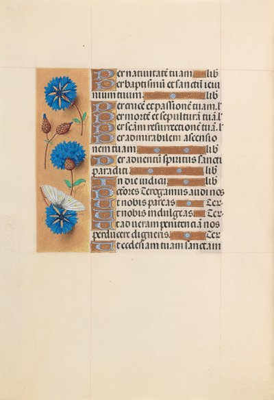 Godziny królowej Izabeli Katolickiej, królowej Hiszpanii: Fol. 213v, ok. 1500. autorstwa Master of the First Prayerbook of Maximillian