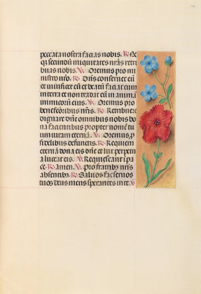 Godziny królowej Izabeli Katolickiej, królowej Hiszpanii: Fol. 216r, ok. 1500. autorstwa Master of the First Prayerbook of Maximillian
