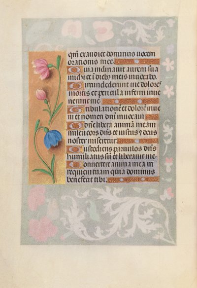 Godziny królowej Izabeli Katolickiej, królowej Hiszpanii: Fol. 220v, ok. 1500. autorstwa Master of the First Prayerbook of Maximillian