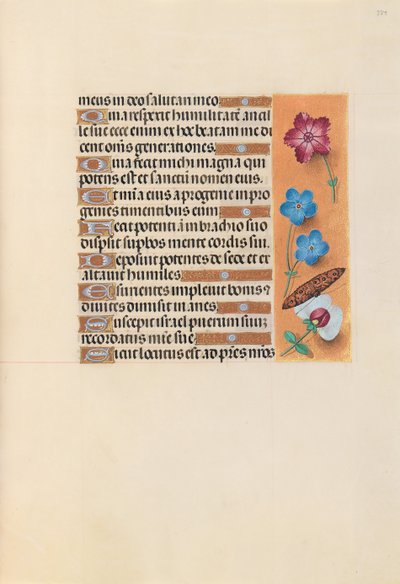 Godziny królowej Izabeli Katolickiej, królowej Hiszpanii: Fol. 224r, ok. 1500. autorstwa Master of the First Prayerbook of Maximillian