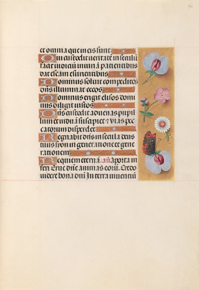 Godziny królowej Izabeli Katolickiej, królowej Hiszpanii: Fol. 225r, ok. 1500. autorstwa Master of the First Prayerbook of Maximillian