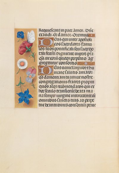 Godziny królowej Izabeli Katolickiej, królowej Hiszpanii: Fol. 225v, ok. 1500. autorstwa Master of the First Prayerbook of Maximillian