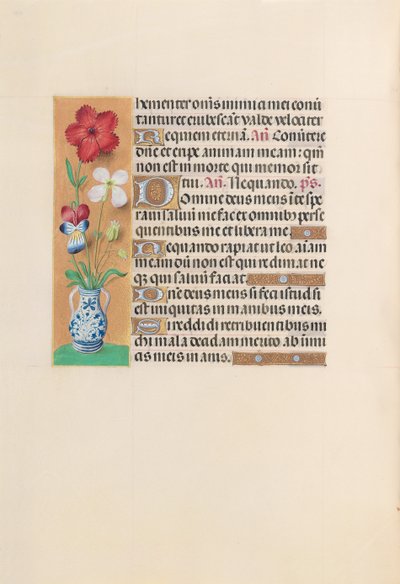 Godziny królowej Izabeli Katolickiej, królowej Hiszpanii: Fol. 229v, ok. 1500. autorstwa Master of the First Prayerbook of Maximillian