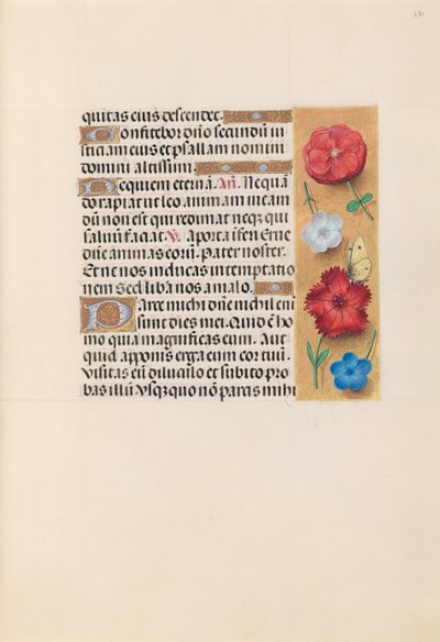 Godziny królowej Izabeli Katolickiej, królowej Hiszpanii: Fol. 231r, ok. 1500. autorstwa Master of the First Prayerbook of Maximillian
