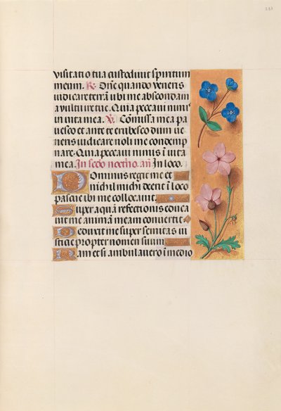 Godzinki królowej Izabeli Katolickiej, królowej Hiszpanii:  Fol. 233r autorstwa Master of the First Prayerbook of Maximillian