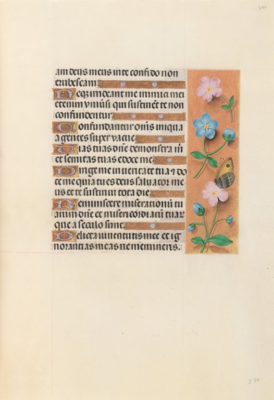 Godziny królowej Izabeli Katolickiej, królowej Hiszpanii: Fol. 234r, ok. 1500. autorstwa Master of the First Prayerbook of Maximillian
