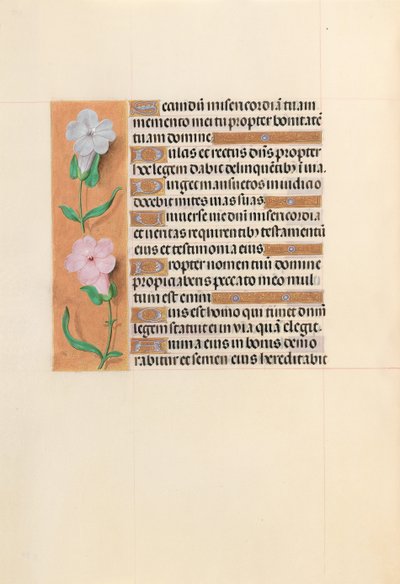 Godziny królowej Izabeli Katolickiej, królowej Hiszpanii: Fol. 234v, ok. 1500. autorstwa Master of the First Prayerbook of Maximillian