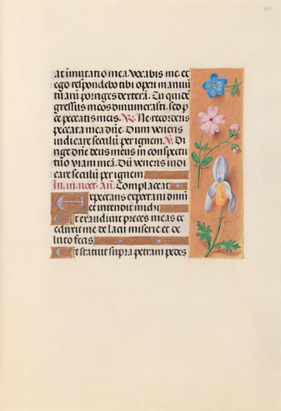Godziny królowej Izabeli Katolickiej, królowej Hiszpanii: Fol. 239r, ok. 1500. autorstwa Master of the First Prayerbook of Maximillian