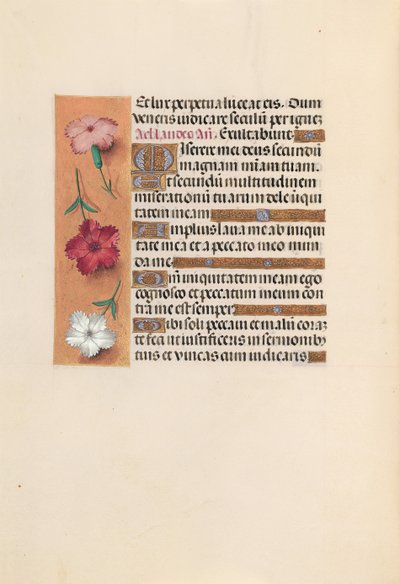 Godziny królowej Izabeli Katolickiej, królowej Hiszpanii: Fol. 246v, ok. 1500. autorstwa Master of the First Prayerbook of Maximillian