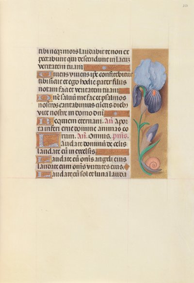 Godziny królowej Izabeli Katolickiej, królowej Hiszpanii: Fol. 252r, ok. 1500. autorstwa Master of the First Prayerbook of Maximillian