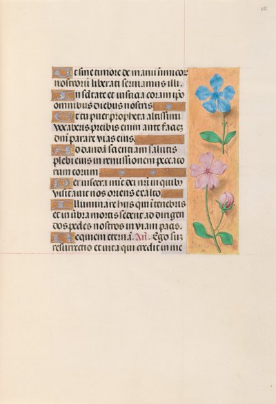 Godziny królowej Izabeli Katolickiej, królowej Hiszpanii: Fol. 255r, ok. 1500. autorstwa Master of the First Prayerbook of Maximillian
