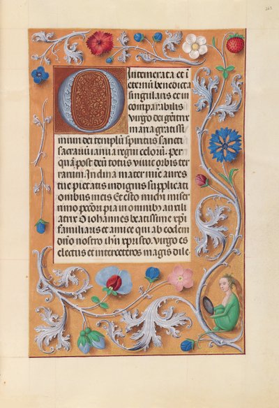 Godziny królowej Izabeli Katolickiej, królowej Hiszpanii: Fol. 262r, ok. 1500. autorstwa Master of the First Prayerbook of Maximillian
