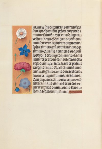 Godziny królowej Izabeli Katolickiej, królowej Hiszpanii: Fol. 263v, Msza św. 1500. autorstwa Master of the First Prayerbook of Maximillian