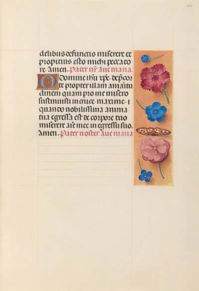 Godziny królowej Izabeli Katolickiej, królowej Hiszpanii: Fol. 266r, ok. 1500. autorstwa Master of the First Prayerbook of Maximillian