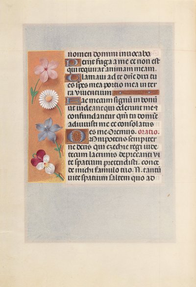Godziny królowej Izabeli Katolickiej, królowej Hiszpanii: Fol. 268v, ok. 1500. autorstwa Master of the First Prayerbook of Maximillian