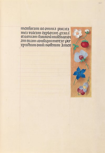 Godziny królowej Izabeli Katolickiej, królowej Hiszpanii: Fol. 269r, ok. 1500. autorstwa Master of the First Prayerbook of Maximillian