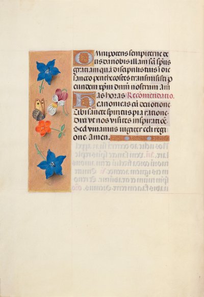 Godziny królowej Izabeli Katolickiej, królowej Hiszpanii: Fol. 36v, ok. 1500. autorstwa Master of the First Prayerbook of Maximillian