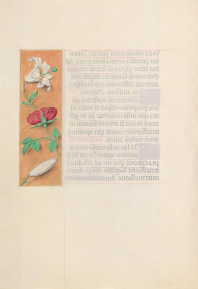 Godziny królowej Izabeli Katolickiej, królowej Hiszpanii: Fol. 42v, ok. 1500. autorstwa Master of the First Prayerbook of Maximillian
